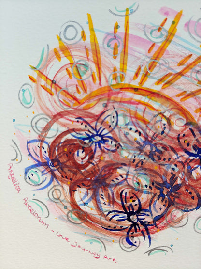 Radiant Love I + Love & Joy Portal Yes, you did it - Canvas Original