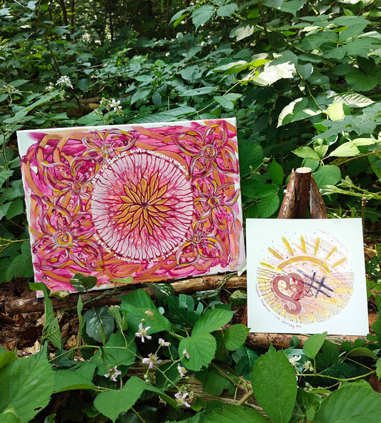 I will love you + Love & Joy Portal Joyfull Imagination - Canvas Original