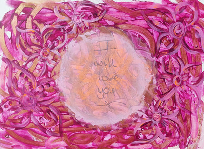 I will love you + Love & Joy Portal Joyfull Imagination - Canvas Original