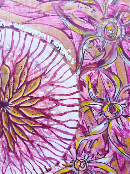 I will love you + Love & Joy Portal Joyfull Imagination - Canvas Original