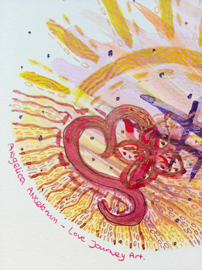 I will love you + Love & Joy Portal Joyfull Imagination - Canvas Original