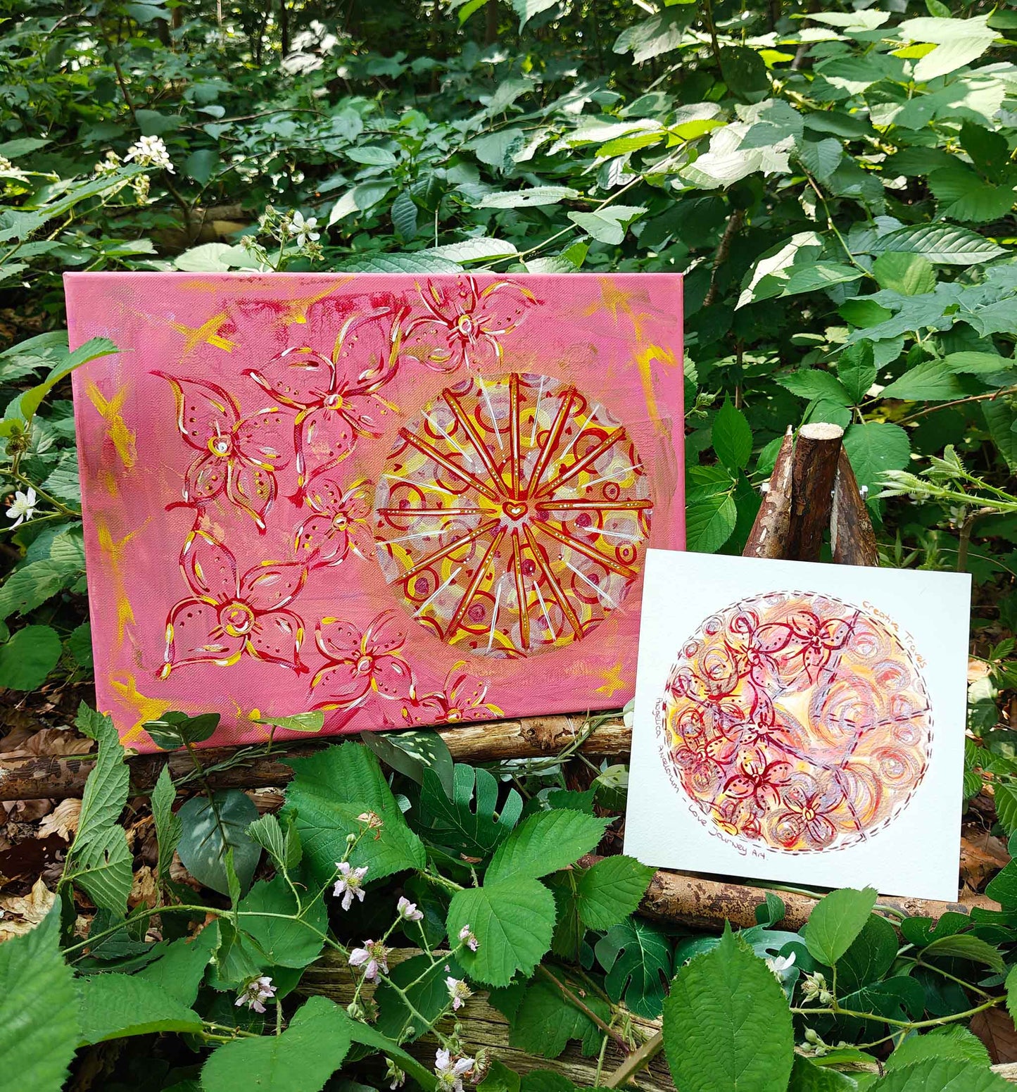 Radiant Love II + Love & Joy Portal Creative Travels - Canvas Original