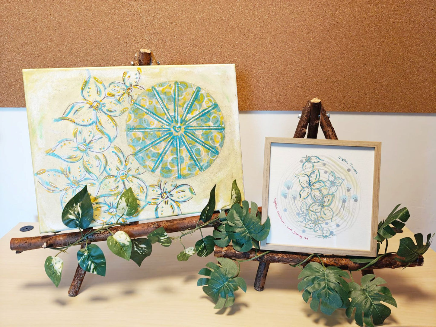 Radiant Love III + Love & Joy Portal Joyful Travels - Canvas Original
