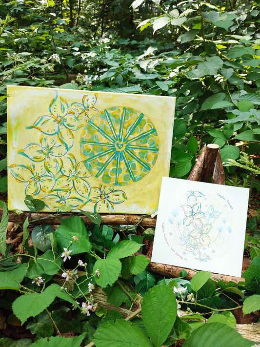 Radiant Love III + Love & Joy Portal Joyful Travels - Canvas Original