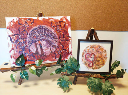 I love my roots + Love & Joy Portal Heart Warming Imagination - Canvas Original