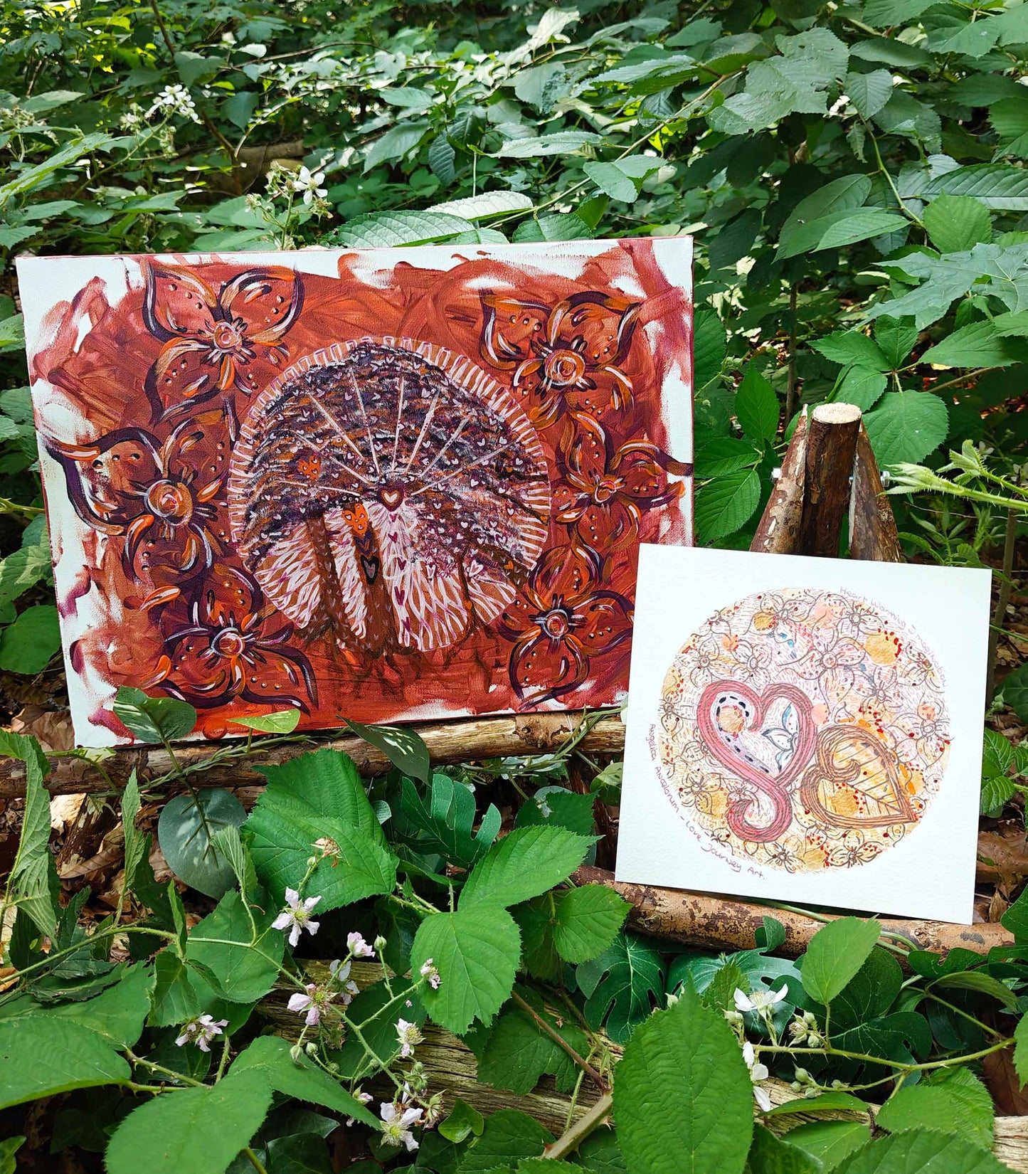I love my roots + Love & Joy Portal Heart Warming Imagination - Canvas Original
