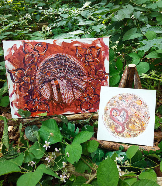 I love my roots + Love & Joy Portal Heart Warming Imagination - Canvas Original