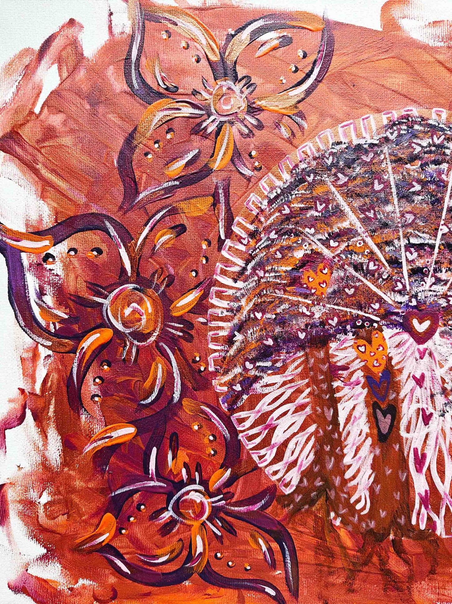 I love my roots + Love & Joy Portal Heart Warming Imagination - Canvas Original