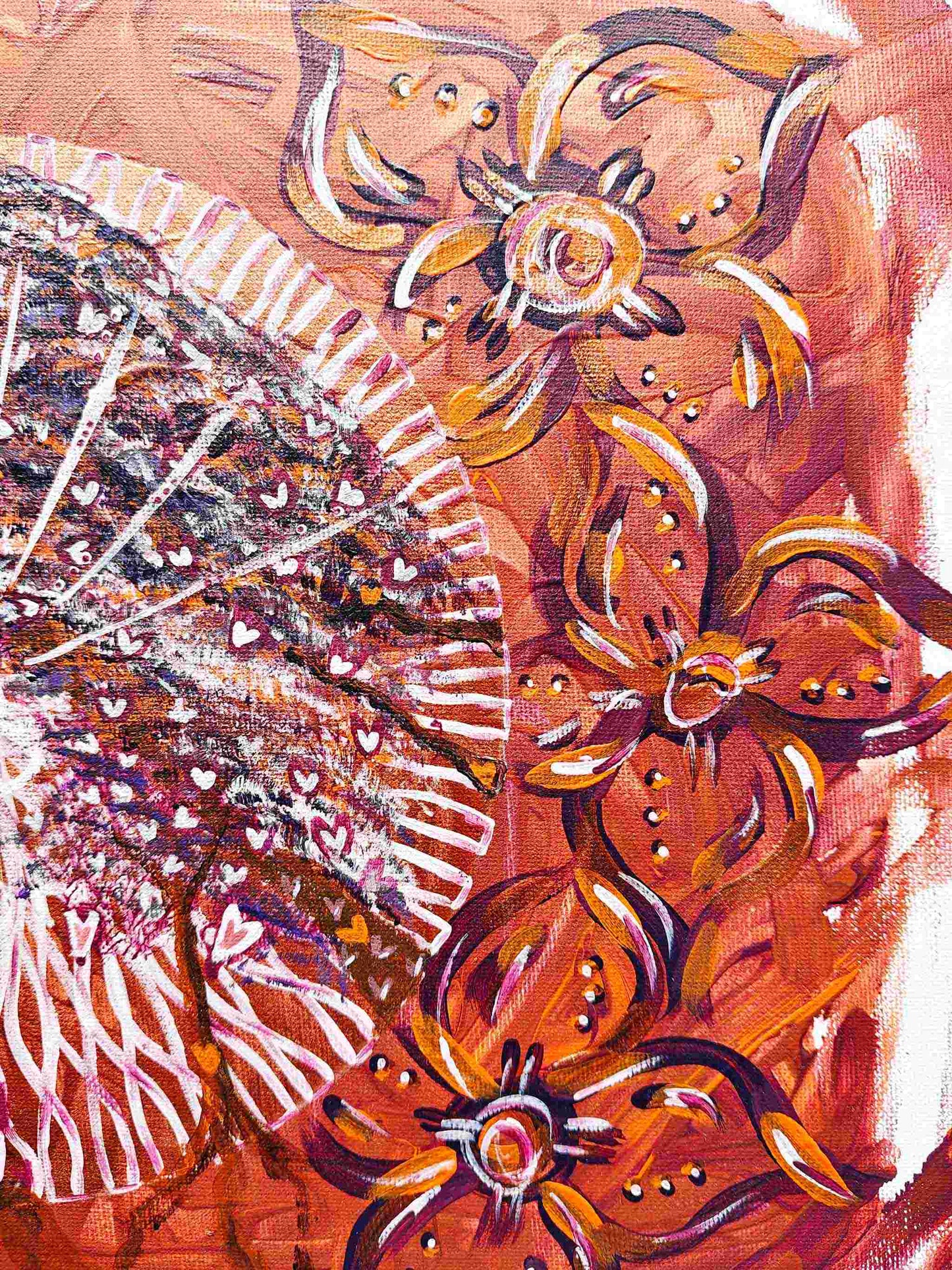 I love my roots + Love & Joy Portal Heart Warming Imagination - Canvas Original