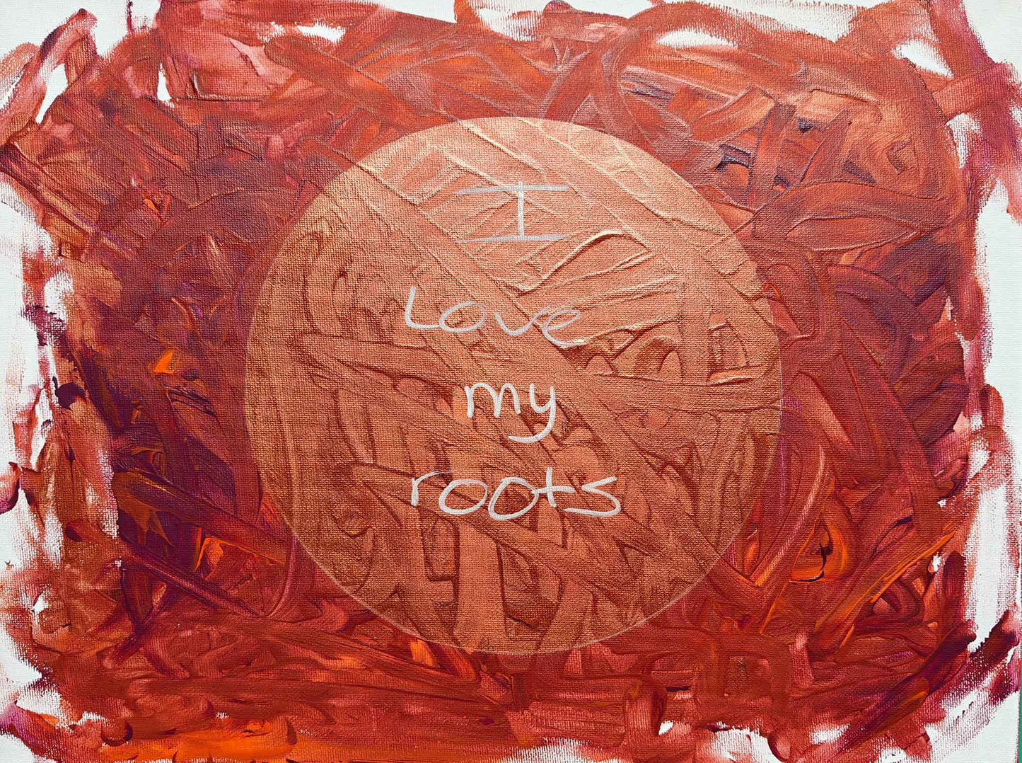 I love my roots + Love & Joy Portal Heart Warming Imagination - Canvas Original